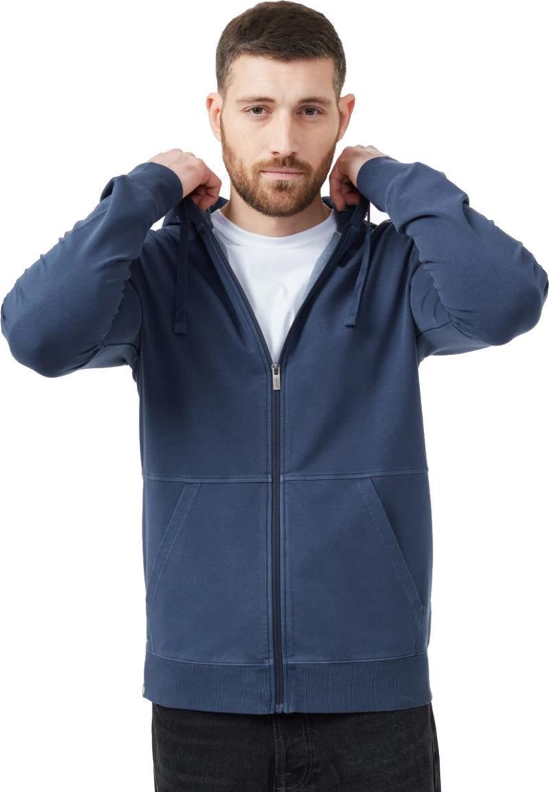 French Terry Zip Hoodie - Mens - dress blue 1