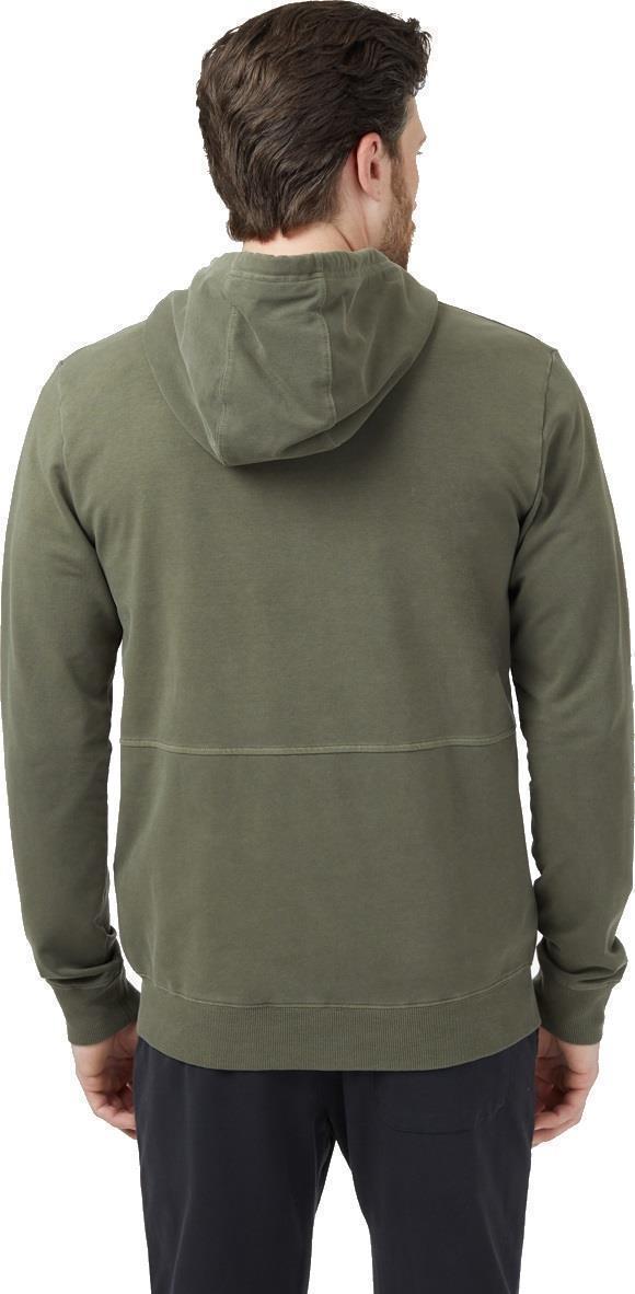 French Terry Zip Hoodie - Mens - olive night green 1