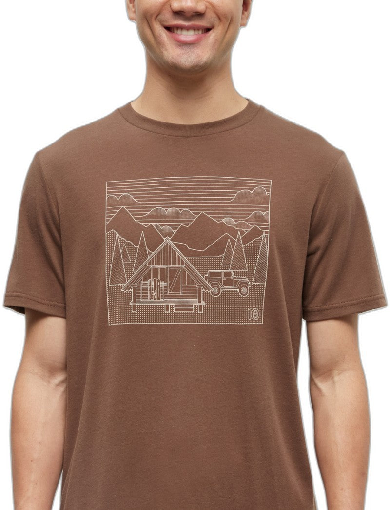 Front Country Cabin T-Shirt - Mens - clove / warm oak 1