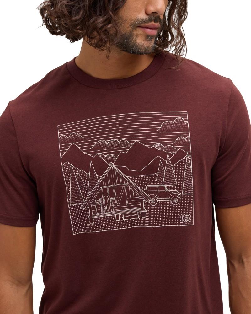 Front Country Cabin T-Shirt - Mens - red chestnut / pale oak 1