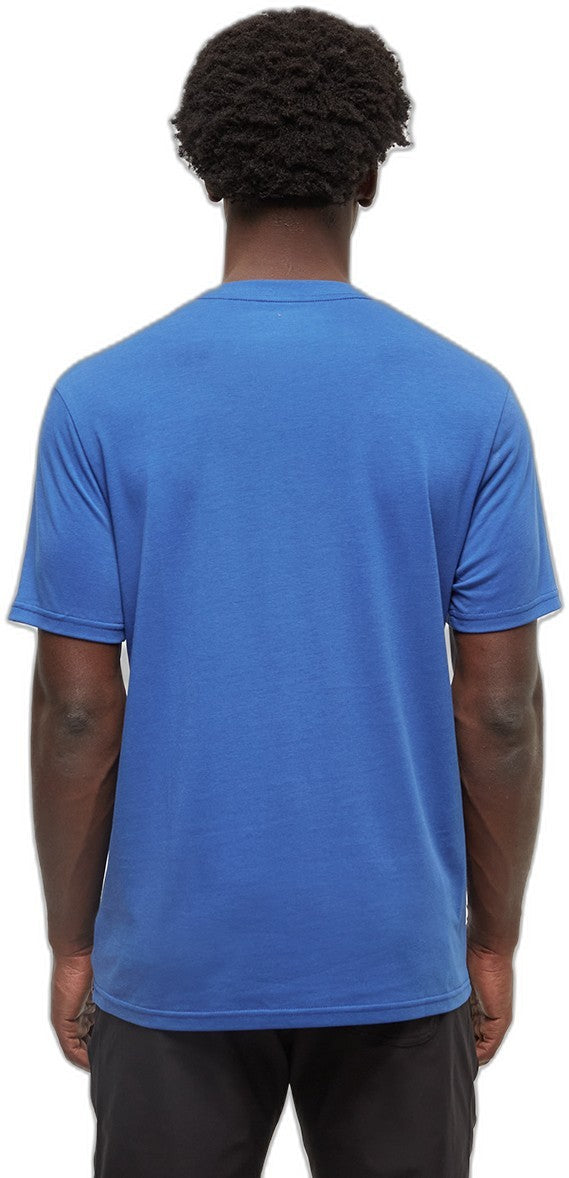 Front Country Cabin T-Shirt - Mens - seaport / chartreuse 1