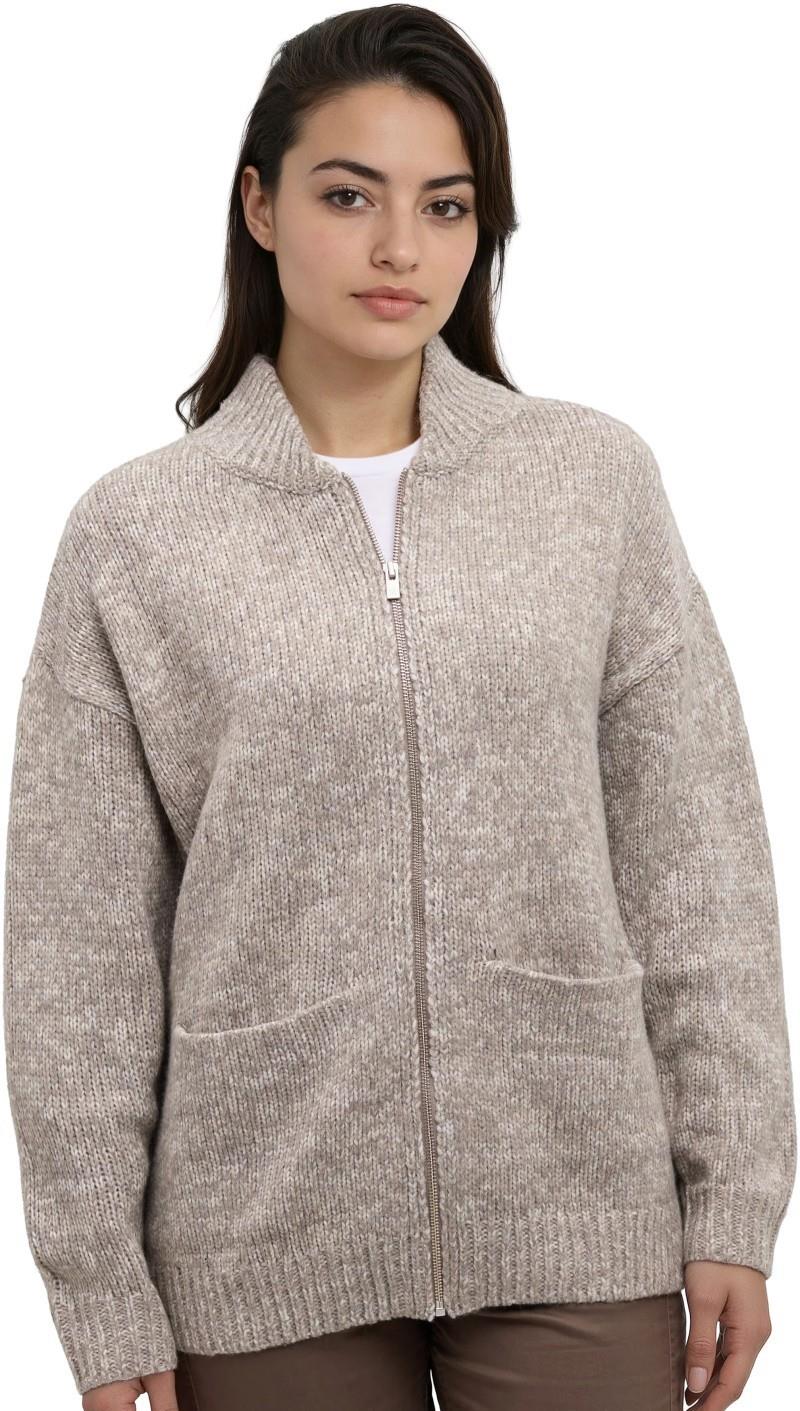 Garibaldi Cardigan - Womens - ashwood heather 1