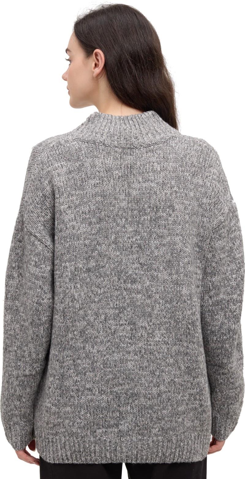Garibaldi Cardigan - Womens - grey blend 1