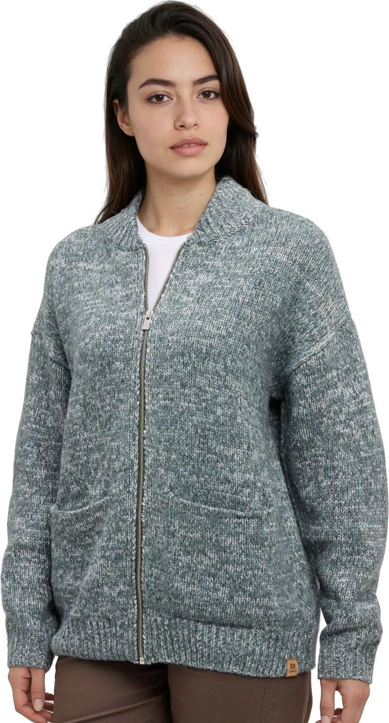 Garibaldi Cardigan - Womens - pine green heather 1