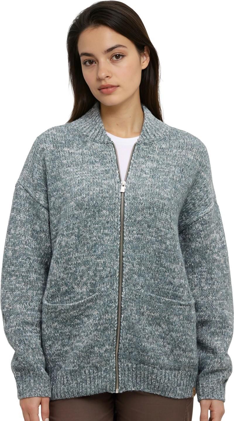 Garibaldi Cardigan - Womens - pine green heather 1