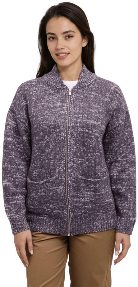 Garibaldi Cardigan - Womens - plum royale blend 1