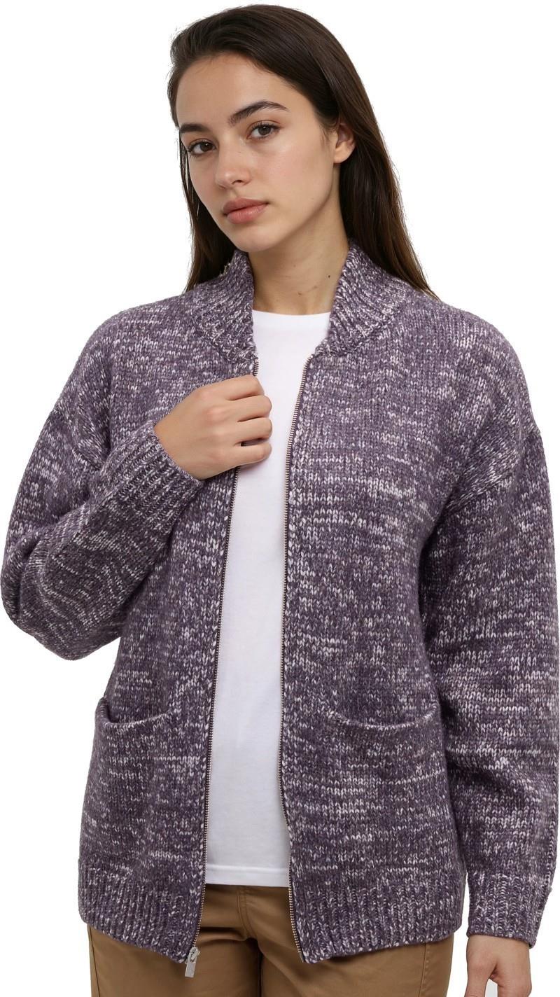 Garibaldi Cardigan - Womens - plum royale blend 1