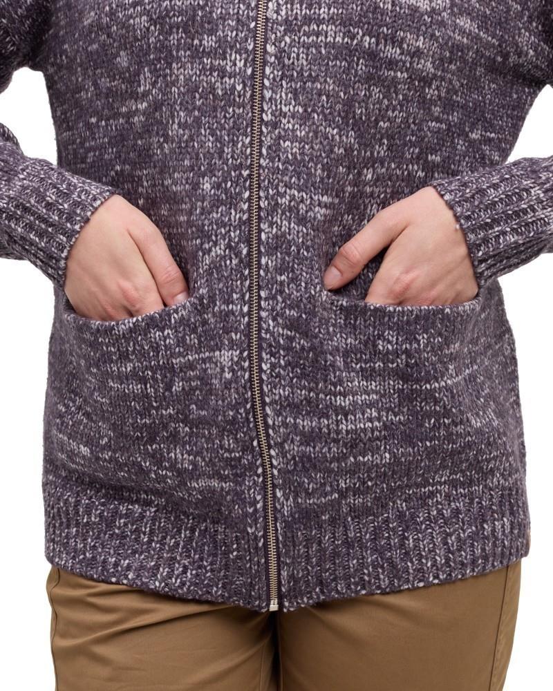 Garibaldi Cardigan - Womens - plum royale blend 1