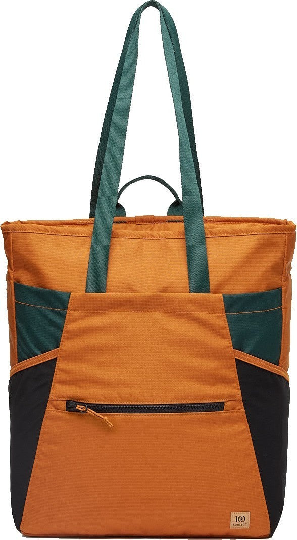 Gibsons Tote Pack - burnt caramel / forest pine 1