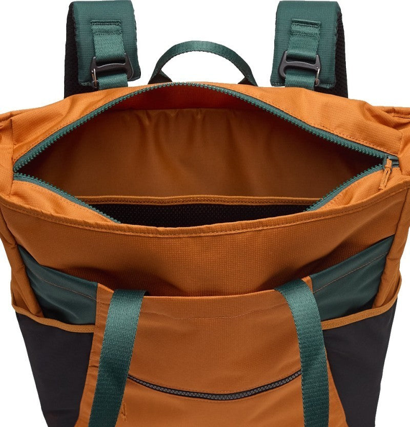 Gibsons Tote Pack - burnt caramel / forest pine 1