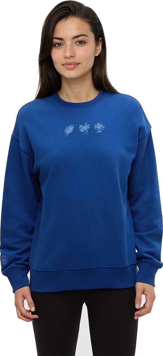 Haiti Embroidery Relaxed Crew - Womens - nightfall / high tide 1