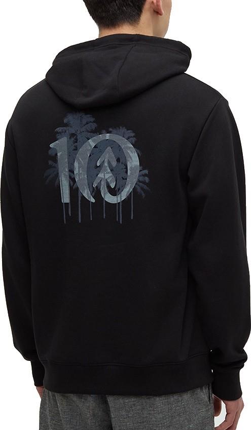 Haiti Palm Logo Relaxed Hoodie - Mens - meteorite black / creek stone 1