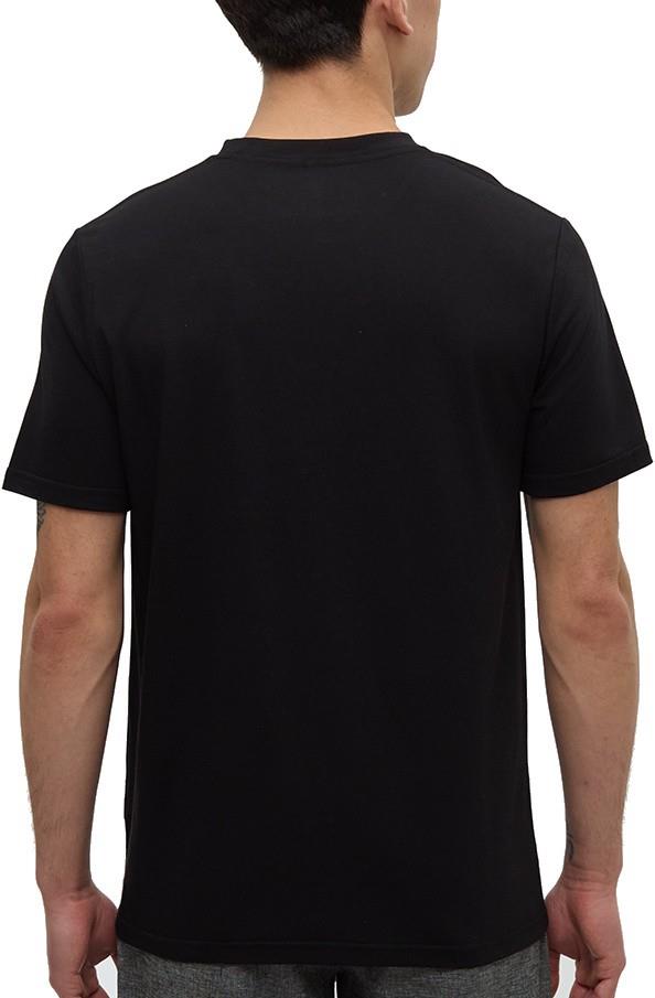 Haiti Palm Logo T-Shirt - Mens - meteorite black / turquoise sky 1