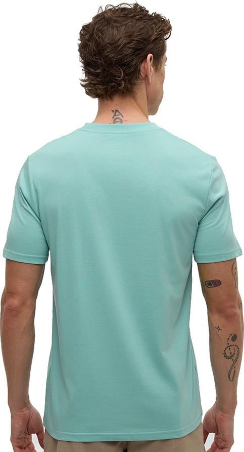Haiti Palm Logo T-Shirt - Mens - turquoise sky / dark turquoise 1