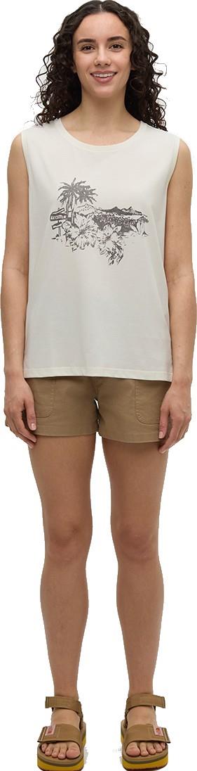 Haitian Hibiscus Tank - Womens - undyed / graphite 1