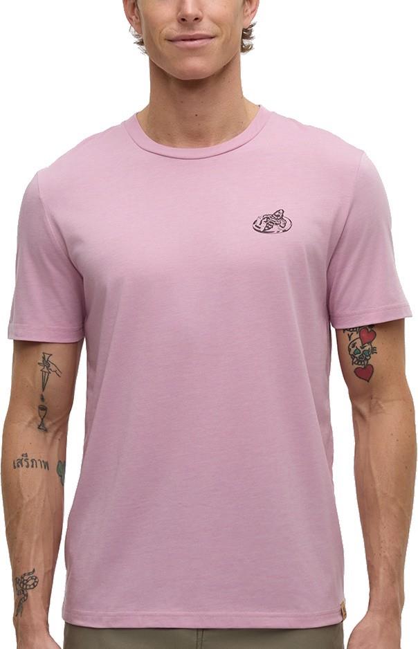 Have You Seen Him Floatie T-Shirt - Mens - pink sand heather / graphite 1