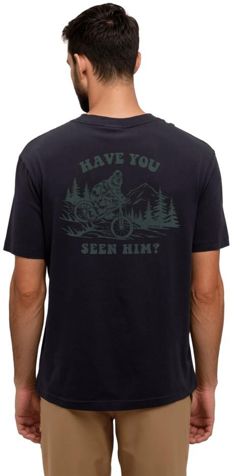 Have You Seen Him T-Shirt - Mens - meteorite black heather / pine green 1