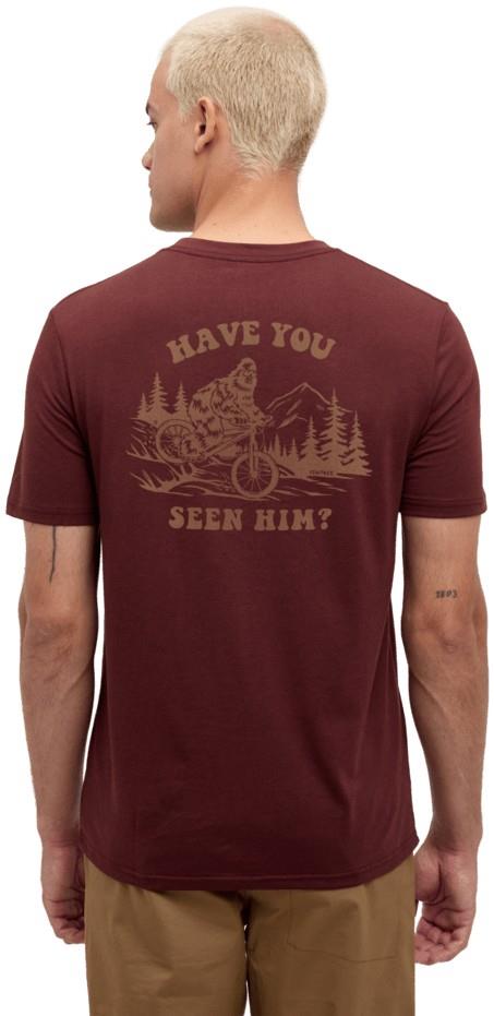 Have You Seen Him T-Shirt - Mens - red chestnut heather / mountain 1