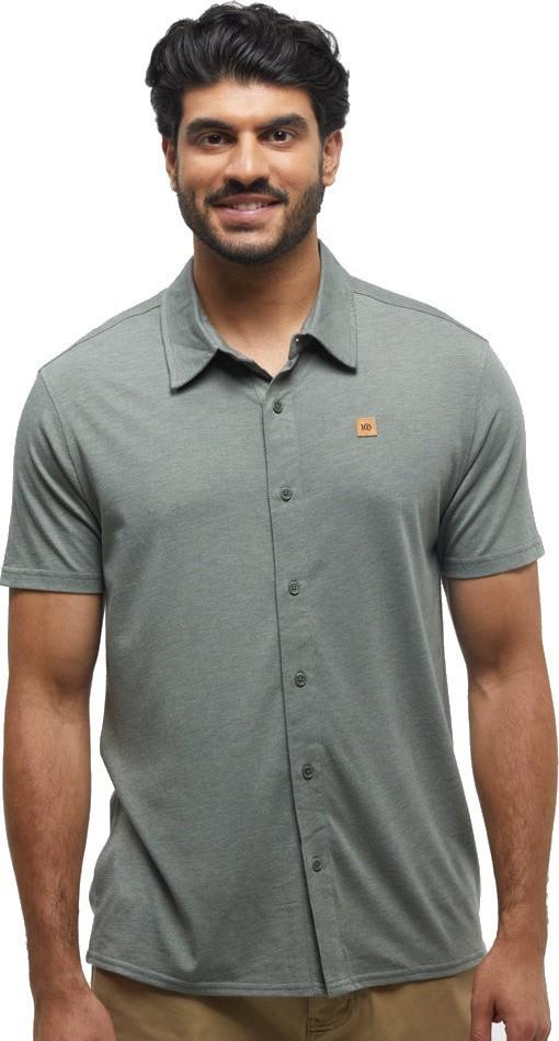 Hawthorn Shirt - Mens - agave green heather 1