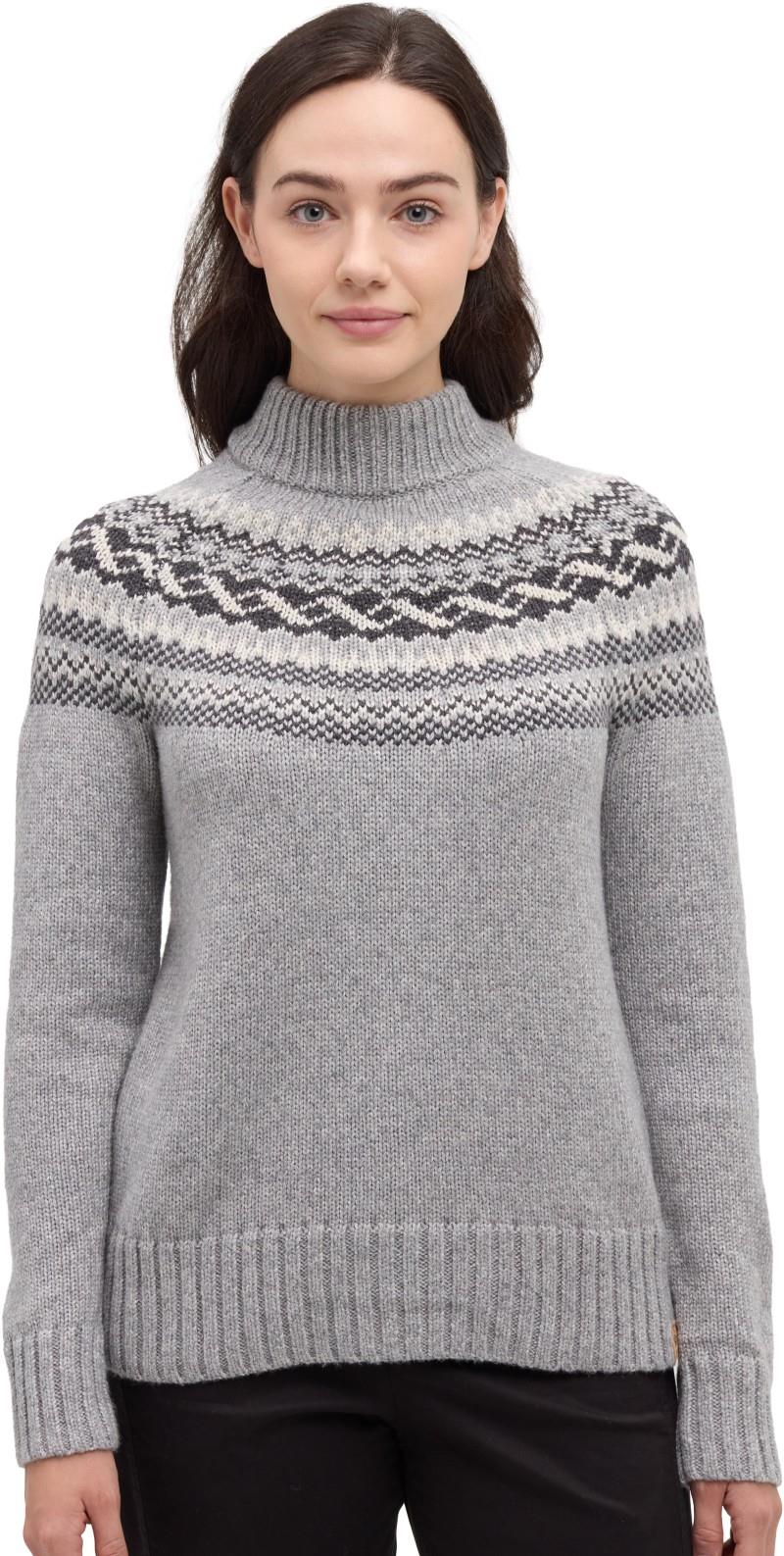 Haynes Sweater - Womens - harbour grey heather / dark grey heather / pale o 1