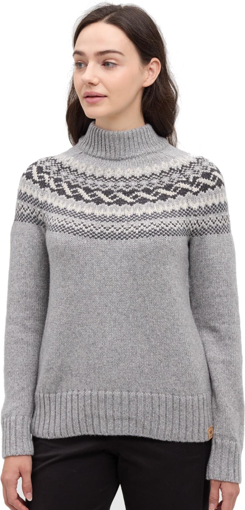 Haynes Sweater - Womens - harbour grey heather / dark grey heather / pale o 1