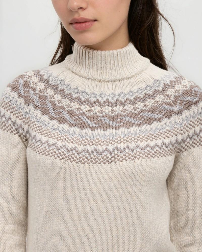 Haynes Sweater - Womens - pale oak heather / ashwood heather / harbour grey 1