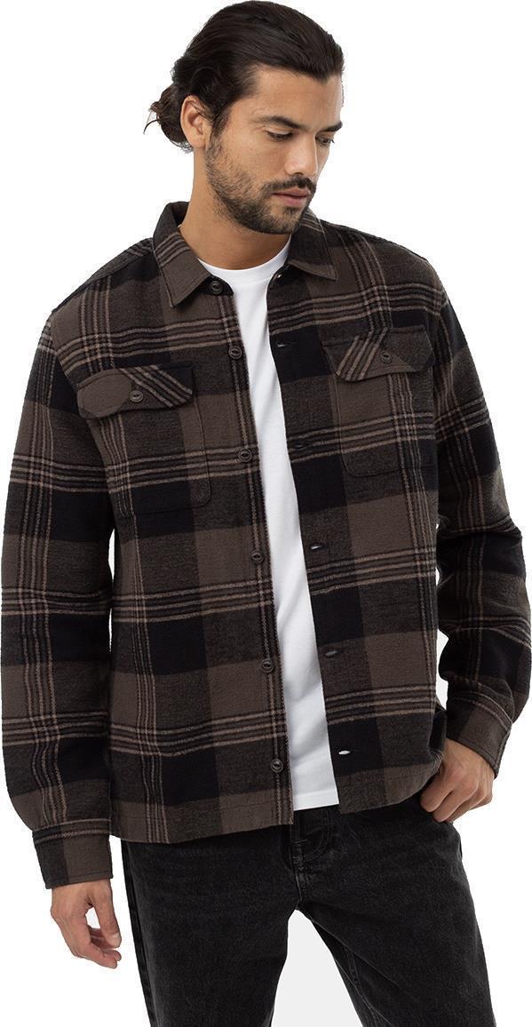 Heavy Weight Flannel Jacket - Mens - Meteorite Black / Black Olive 2