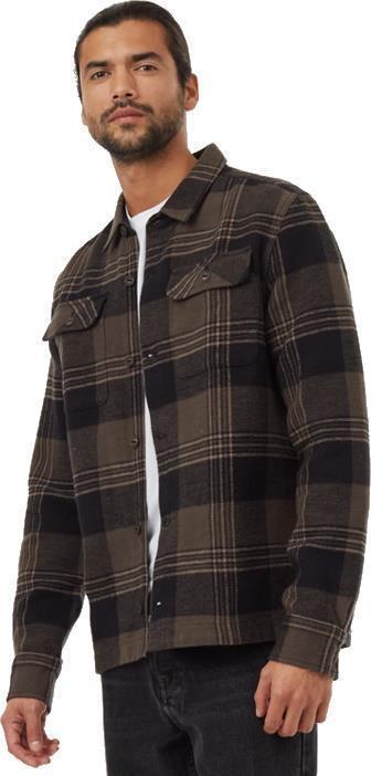 Heavy Weight Flannel Jacket - Mens - Meteorite Black / Black Olive 3