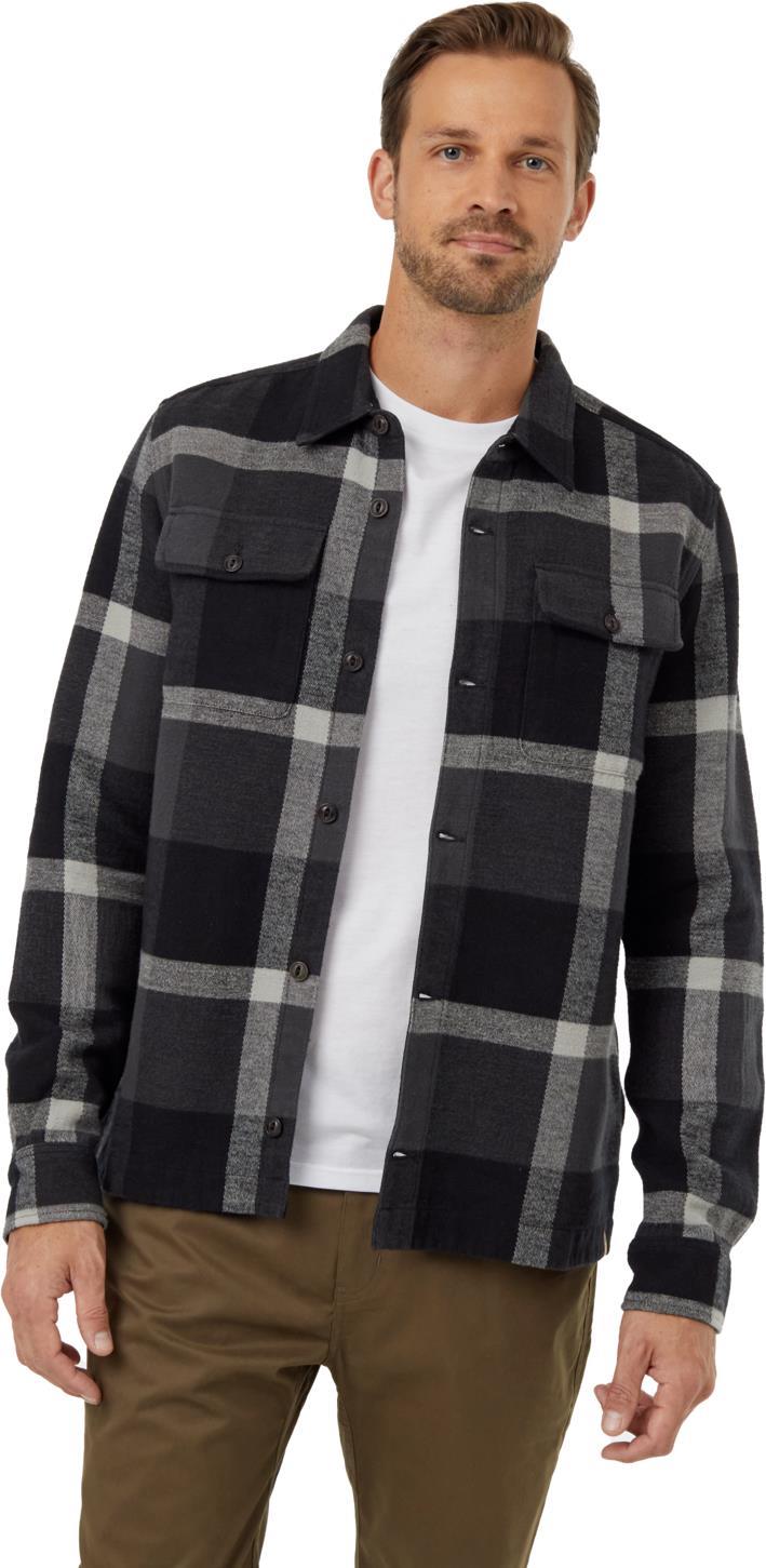 Heavy Weight Flannel Jacket - Mens - Meteorite Black / Cabin Plaid 1