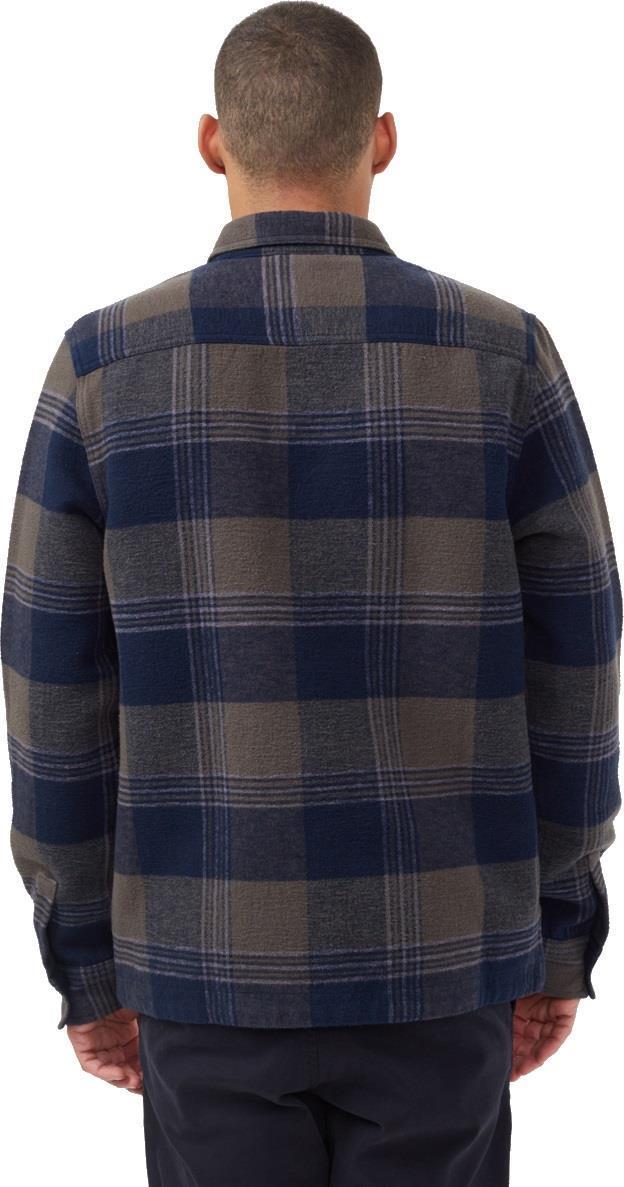Heavy Weight Flannel Jacket - Mens - black olive green retro plaid 1