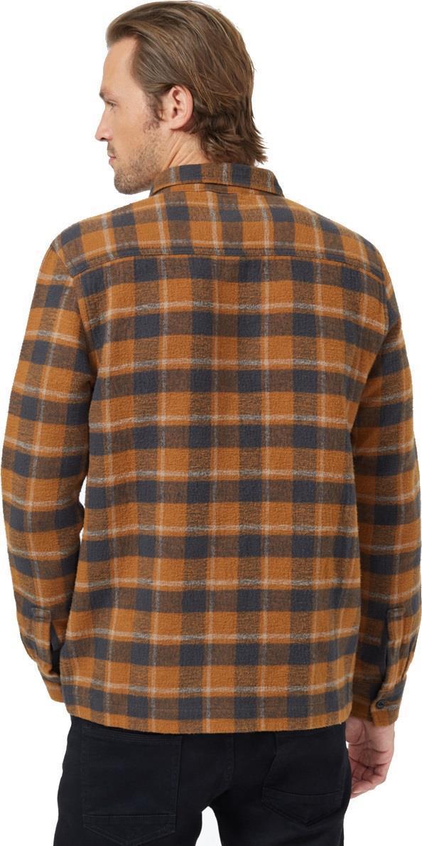Heavy Weight Flannel Jacket - Mens - foxtrot brown retro plaid 1