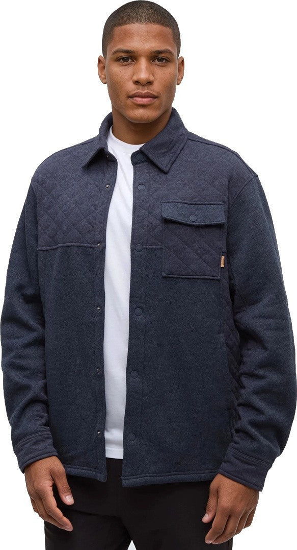 Helmcken Shacket - Mens - midnight blue heather 1