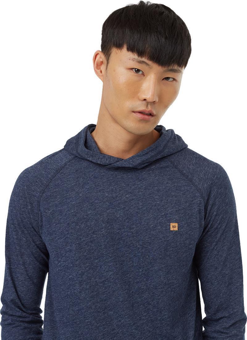 Hemp Boulder Hooded LS - Mens - Dress Blue Heather 4