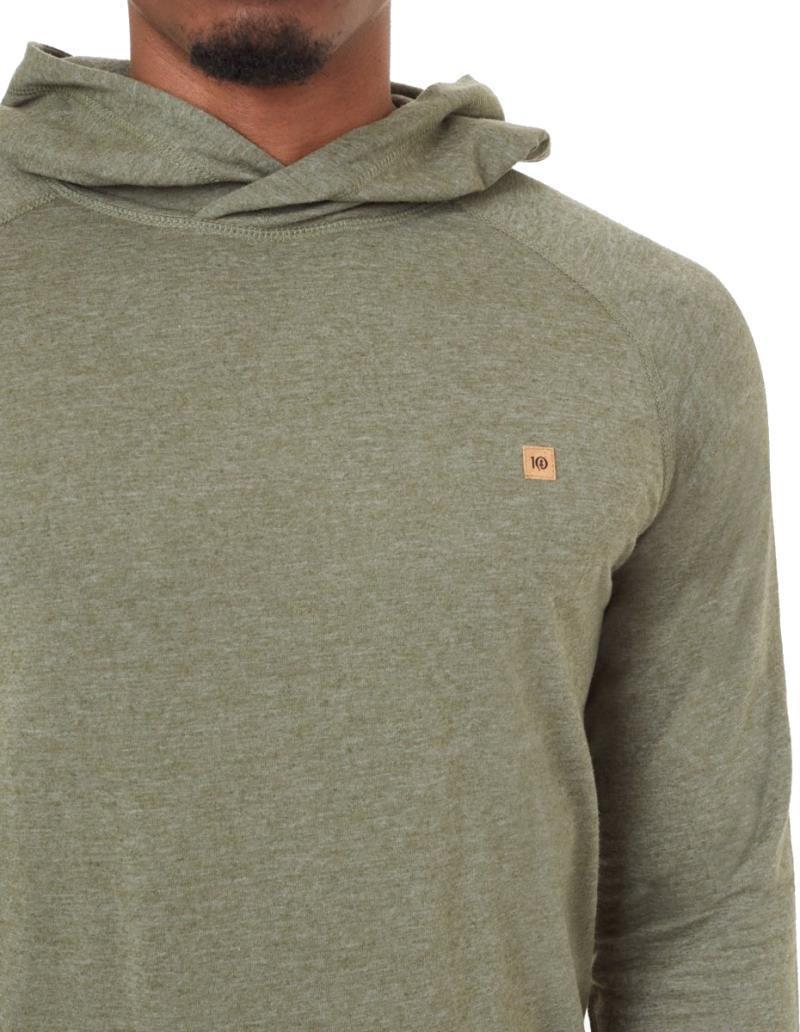 Hemp Boulder Hooded LS - Mens - Olive Night Green 3
