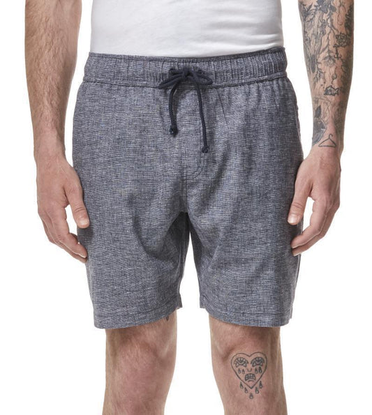Hemp Joshua Shorts - Mens - Dark Ocean Blue 1