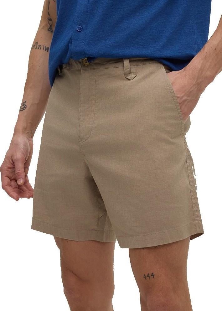 Hemp Latitude Shorts, 7" Inseam - Mens - khaki 1