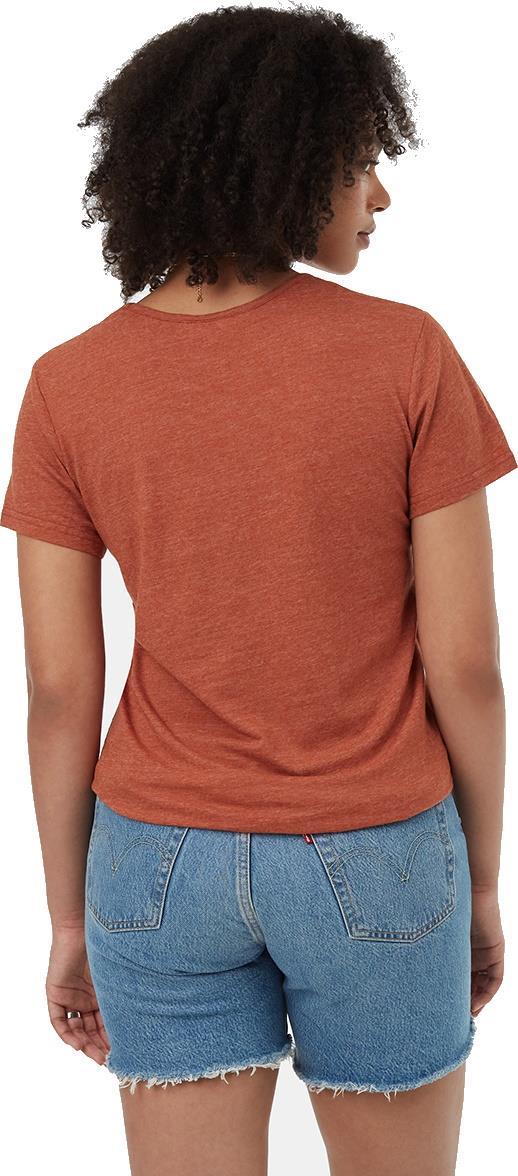 Hemp Scoop Neck T-Shirt - Womens - baked clay heather 1