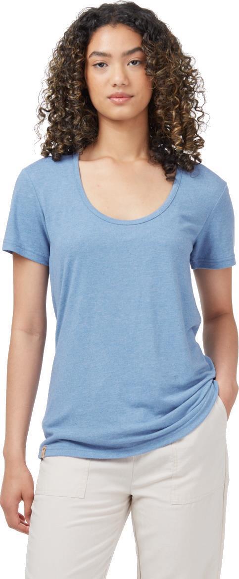 Hemp Scoop Neck T-Shirt - Womens - riverside 1