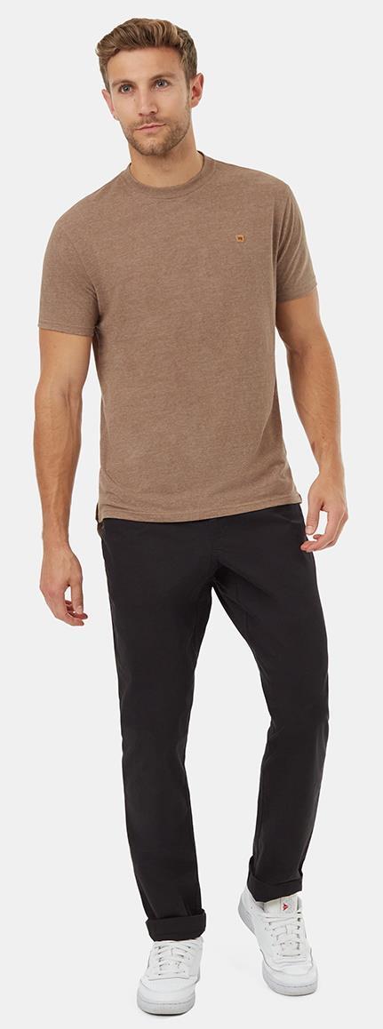 Hemp Step Hem T-Shirt - Mens - Fossil Heather 2