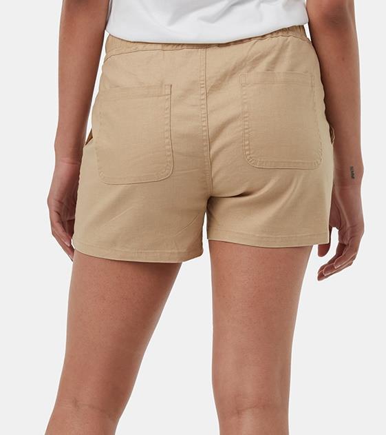 Hemp Stretch Instow Shorts - Womens - Barley 3
