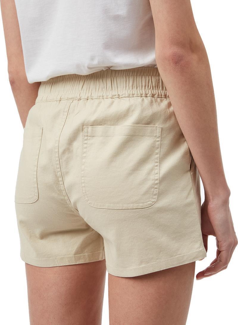 Hemp Stretch Instow Shorts - Womens - Oatmeal 3