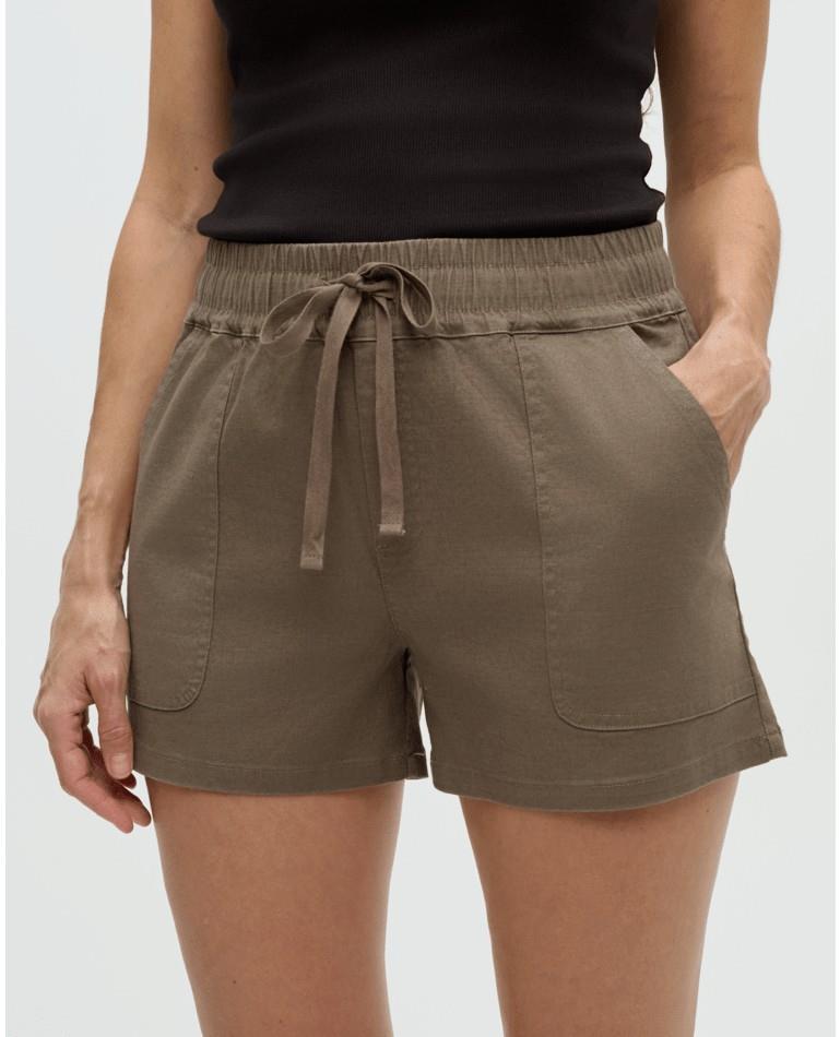 Hemp Stretch Instow Shorts - Womens - timber 1