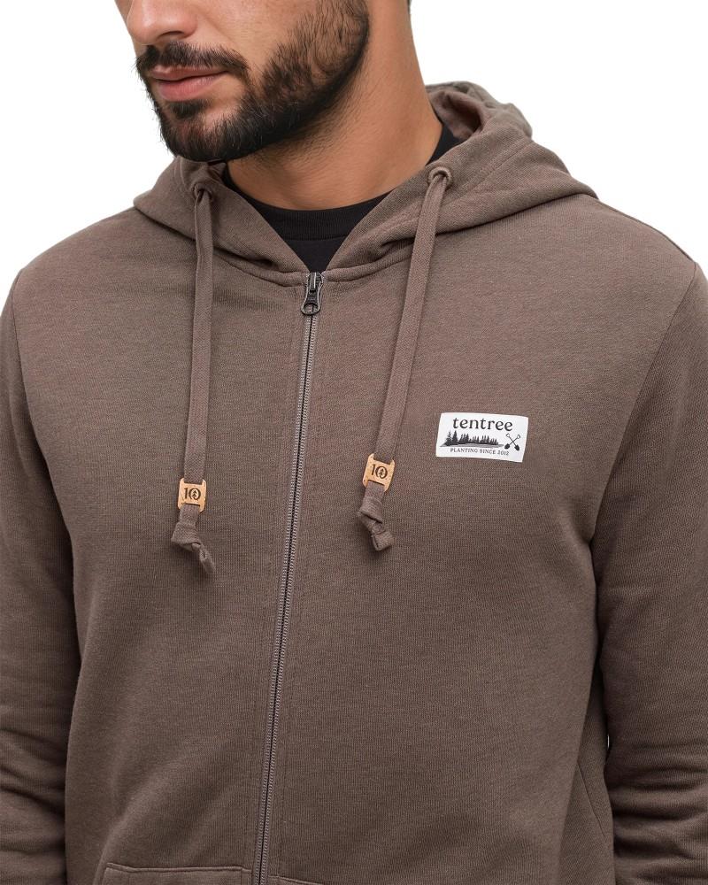 Heritage Landscape Full Zip Hoodie - Mens - ashwood / meteorite black 1