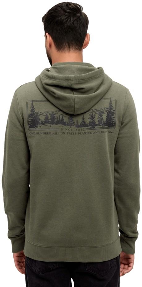 Heritage Landscape Full Zip Hoodie - Mens - deep olive / white oak 1