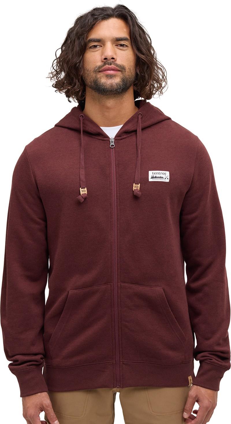 Heritage Landscape Full Zip Hoodie - Mens - red chestnut / hazelnut 1