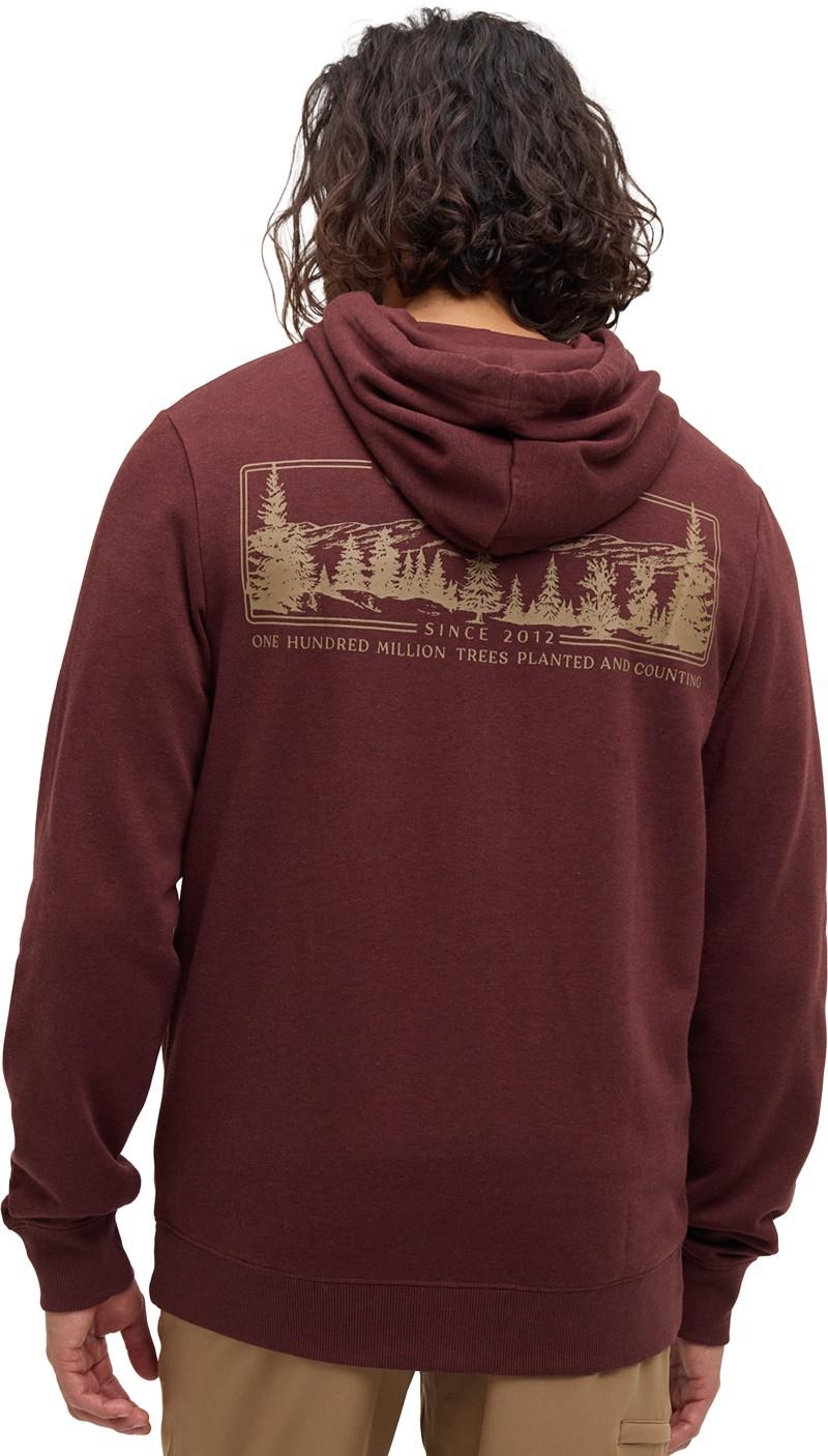 Heritage Landscape Full Zip Hoodie - Mens - red chestnut / hazelnut 1