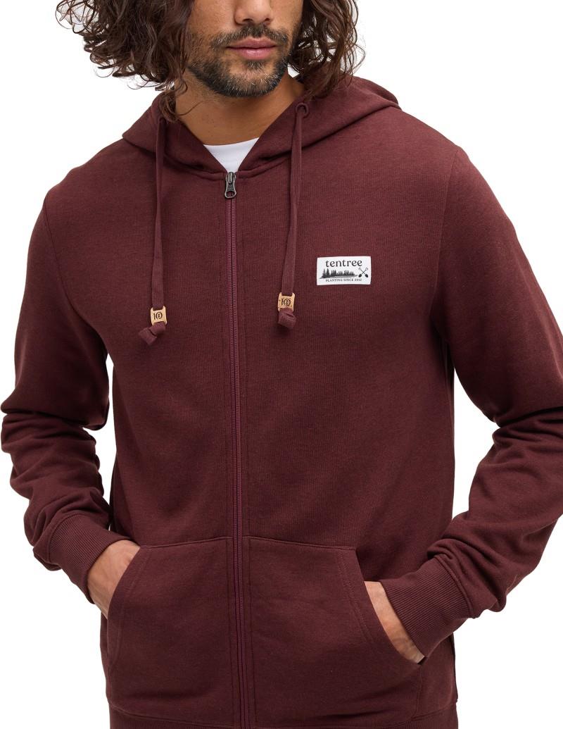 Heritage Landscape Full Zip Hoodie - Mens - red chestnut / hazelnut 1
