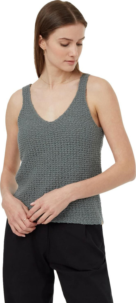 Highline Boucle Sweater Tank - Womens - light urban green 1