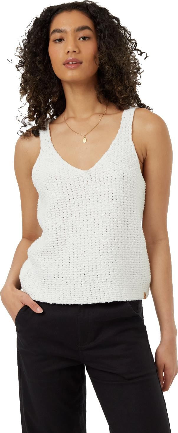 Highline Boucle Sweater Tank - Womens - vintage white 1