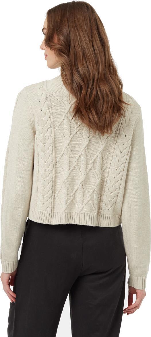 Highline Cabled Cardigan - Womens - pale oak heather 1